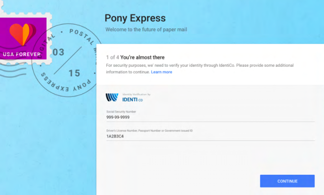 Pony Express-Google