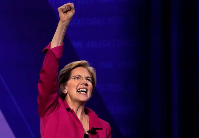 La démocrate Elizabeth Warren a fait du démantèlement des GAFA l’un des points clés de son programme économique.