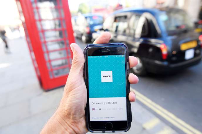 La licence d’Uber à Londres expirait ce lundi à minuit sans avoir été renouvelée. Ici, en 2017.