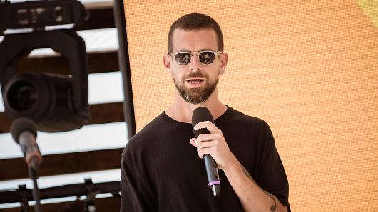 Jack Dorsey attends the '#SheInspiresMe: Twitter celebrates female voices & visionaries' event in Cannes, France.